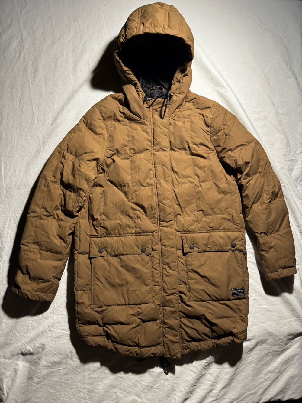 Eddie Bauer Frostline Down Parka “Brown/Tan” Women’s Size M